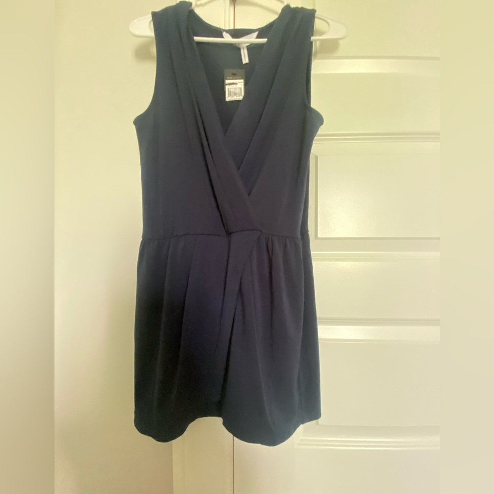 BCBGeneration Navy Romper